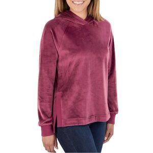 Members Market Plush Mauve Lady’s Hoodie Small Super Soft